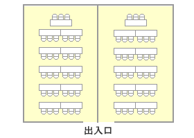 202・203会議室座席図